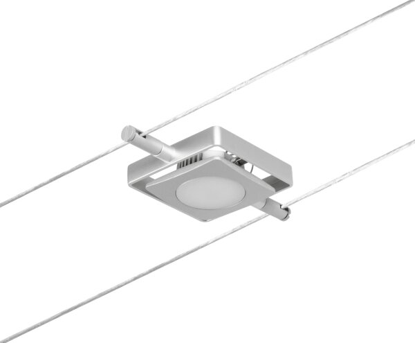 Paulmann 94420 - Kit completo sistema a cavo MAC 230V, 5x LED da 4,5W, cromo opaco