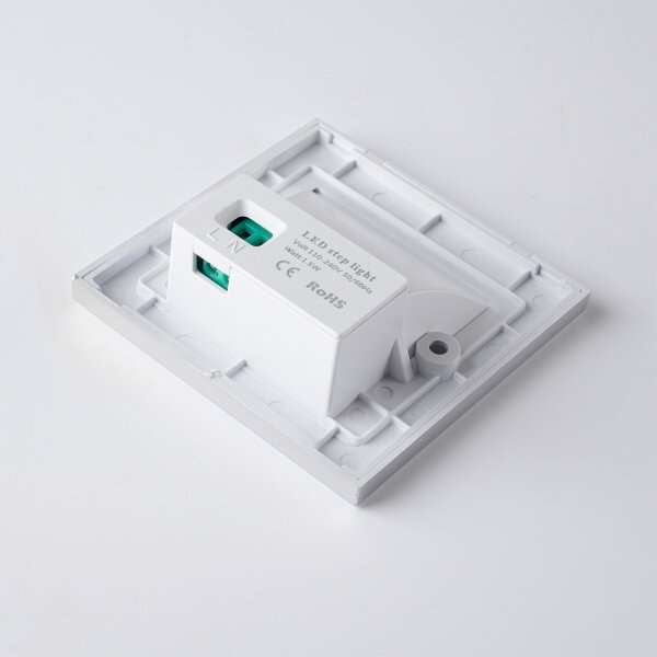 Brilagi - Lampada per gradini LED STEP LIGHT LED/1,5W/230V IP44 argento