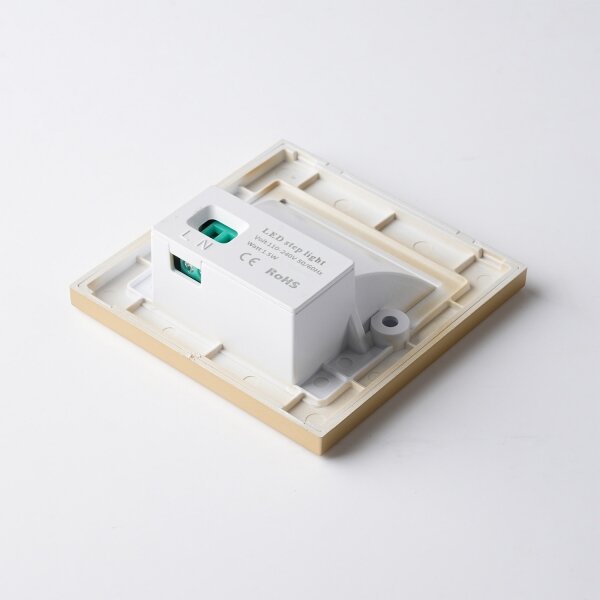 Brilagi - Lampada per gradini LED STEP LIGHT LED/1,5W/230V IP44 dorata
