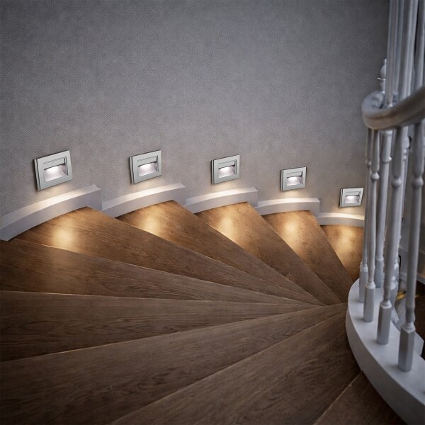 Brilagi - Lampada LED per scale STEP LIGHT LED/1,5W/230V IP44 antracite