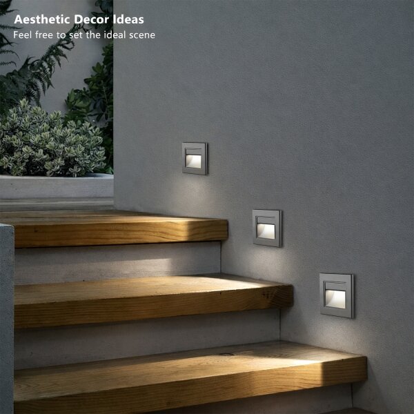 Brilagi - Lampada LED per scale STEP LIGHT LED/1,5W/230V IP44 antracite