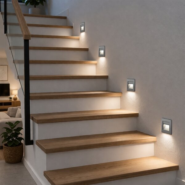 Brilagi - Lampada LED per scale STEP LIGHT LED/1,5W/230V IP44 antracite