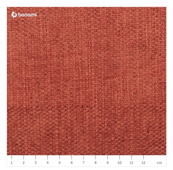 Divano color mattone allungabile e con contenitore 251 cm Fuji – Bobochic Paris