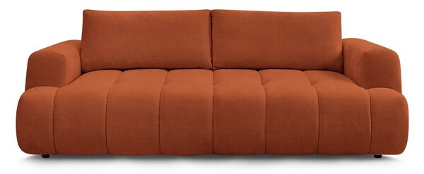 Divano color mattone allungabile e con contenitore 251 cm Fuji – Bobochic Paris