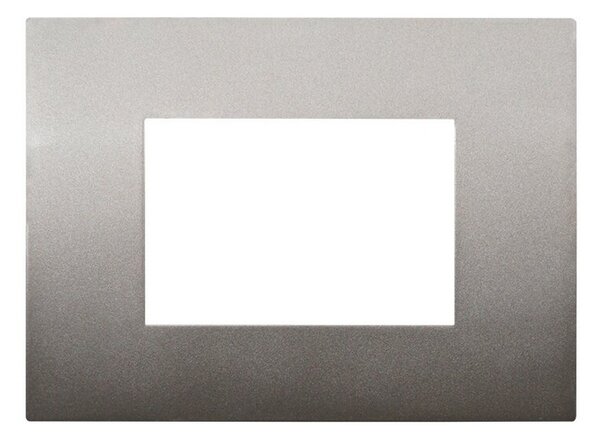 Placca 3 moduli 503 in plastica bronzo compatibile anche con Vimar Arké