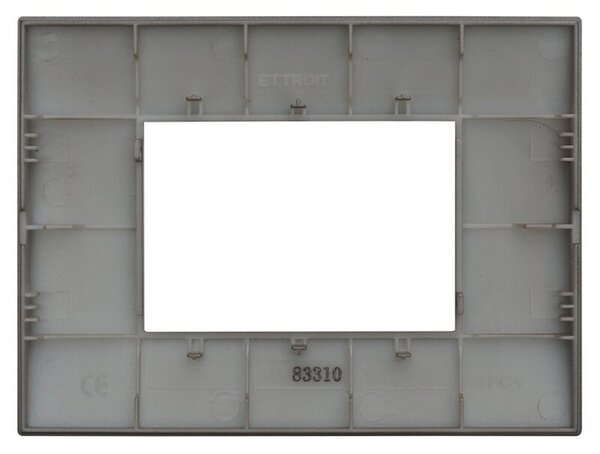 Placca 3 moduli 503 in plastica bronzo compatibile anche con Vimar Arké