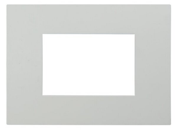 Placca 3 moduli 503 in plastica sabbia compatibile anche con Vimar Arké