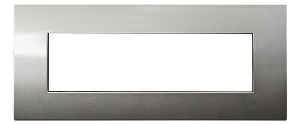 Placca 7 moduli 507 in plastica bronzo compatibile anche con Vimar Arké