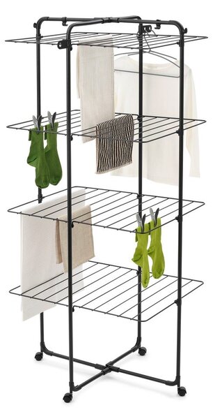 Stendino nero opaco 30 m HangOn Tower – Brabantia