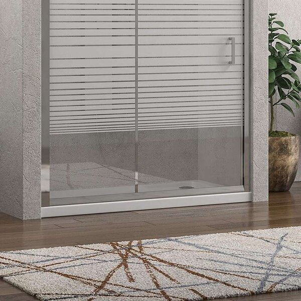 Kamalu box doccia nicchia 110cm vetro serigrafato altezza 180cm k410n