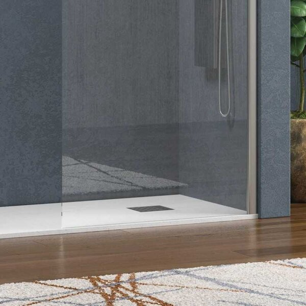 Kamalu doccia walk in angolare 70x80cm vetro 8mm | kw2000