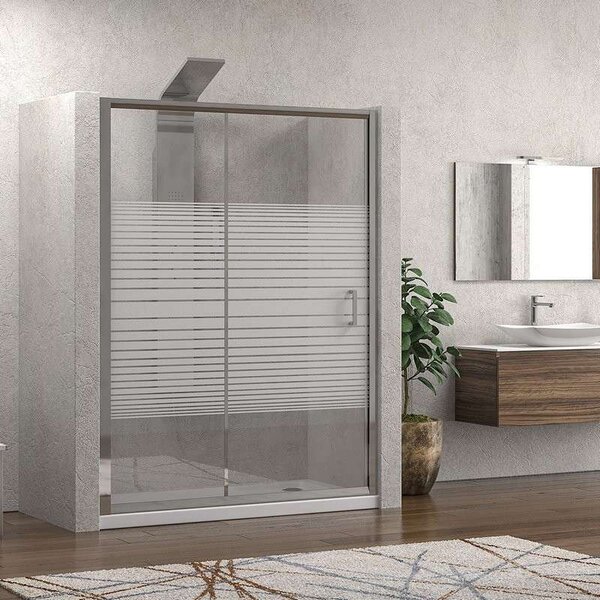 Kamalu box doccia nicchia 110cm vetro serigrafato altezza 180cm k410n