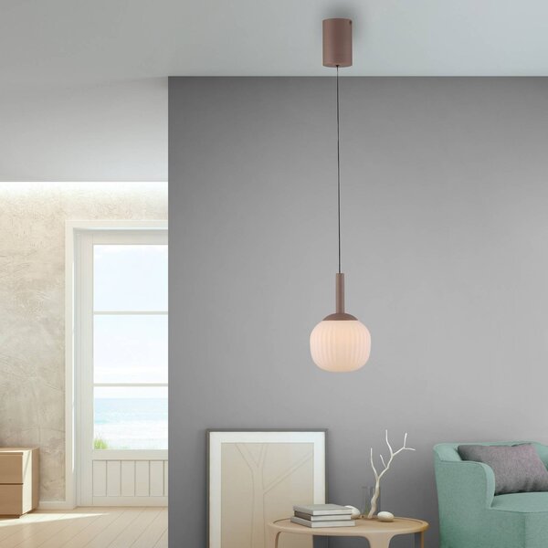 JUST LIGHT. GmbH Lampada a sospensione Nami, dimmerabile, Marrone / Ruggine, Soggiorno / Sala da pranzo, Metallo, Lampada a sospensione