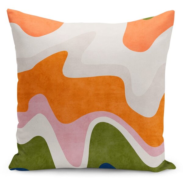 Federa decorativa 43x43 cm Squiggly Orange – Mila Home