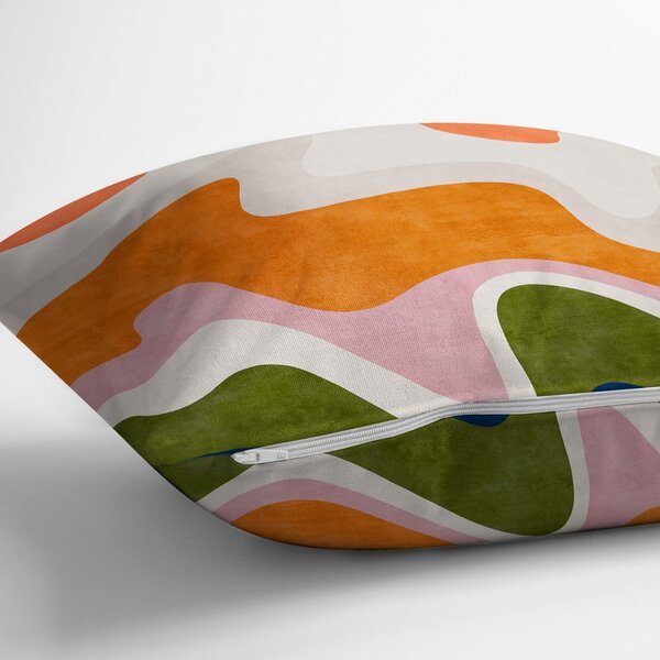 Federa decorativa 43x43 cm Squiggly Orange – Mila Home
