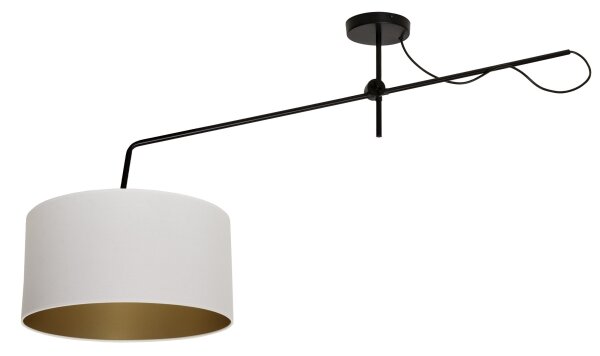 Plafoniera LED regolabile VENICE 1xE27/60W/230V bianco/oro