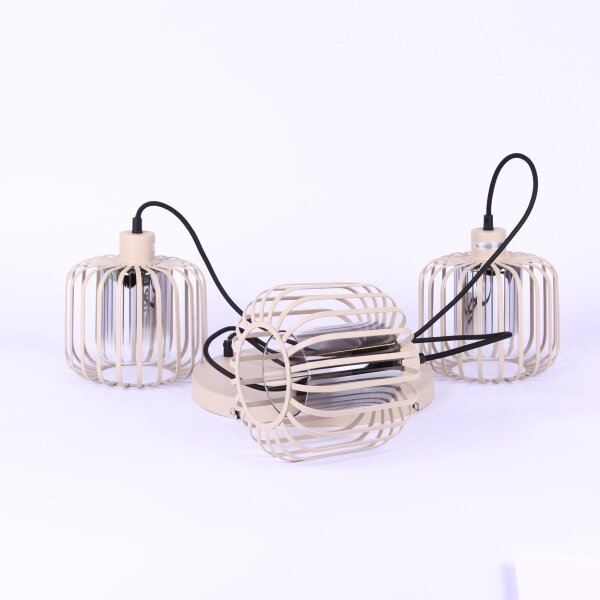 Globo 15758-3H - Lampada a sospensione con cavo ALFRED 3xE27/40W/230V