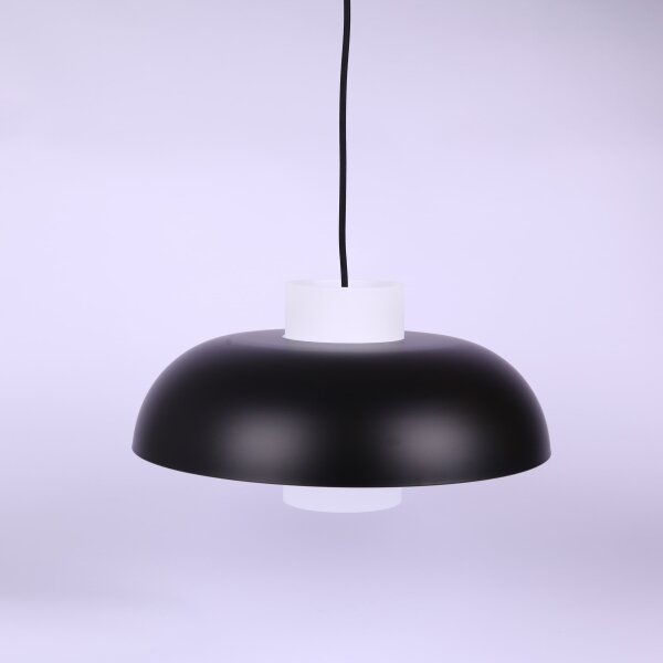 Globo 15755S - Lampada a sospensione su cavo LOWE 1xE27/60W/230V nero