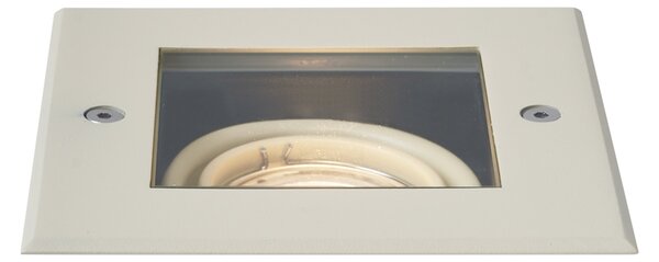 Set di 6 faretti da terra moderni beige GU10 50mm orientabili e inclinabili IP65 - Oneon