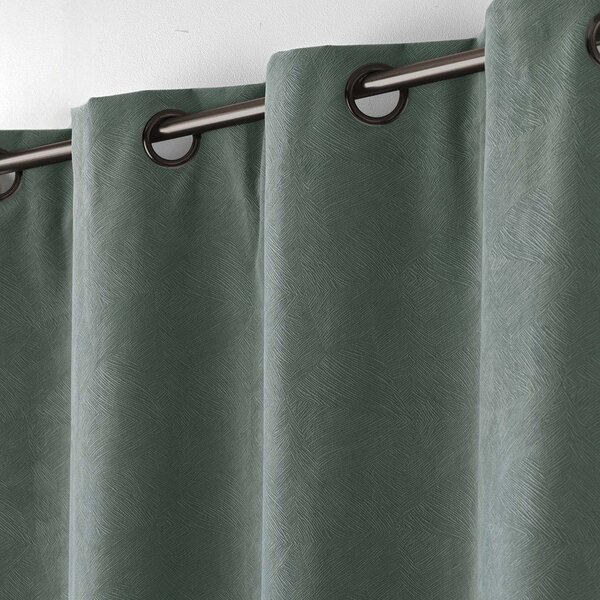 Tenda color kaki in velluto 140x260 cm Olympe – douceur d'intérieur