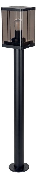Lampada da esterno 1xE27/60W/230V IP44 nera/marrone fumé
