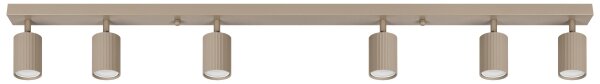 Plafoniera con 6xGU10/35W/230V, beige