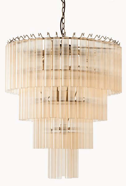 Lampadario grande in vetro Janae