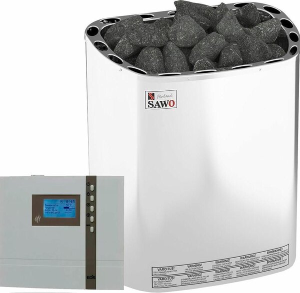 Sawo Scandia 9 kW set di riscaldamento per sauna con EOS ECON D2