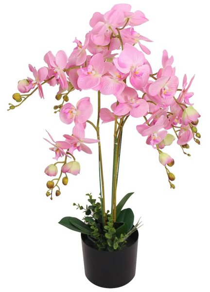 Orchidea Artificiale con Vaso75 cm Rosa