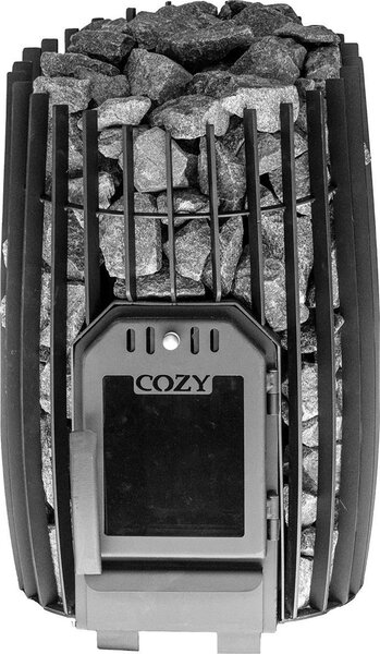 Accogliente stufa per sauna a legna 12 SW con 2° bimschv per cabine sauna da 6 m³ - 12 m³