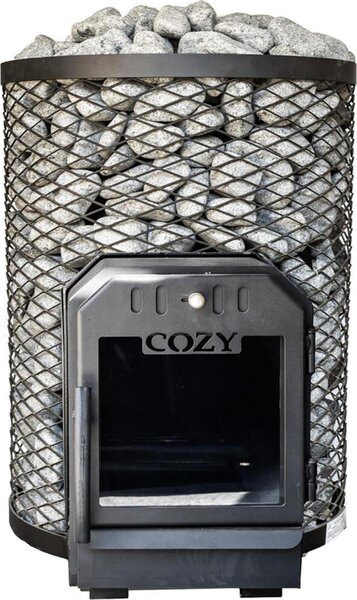 Accogliente stufa per sauna a legna 18 O TW con 2° bimschv per cabine sauna da 9 m³ - 18 m³