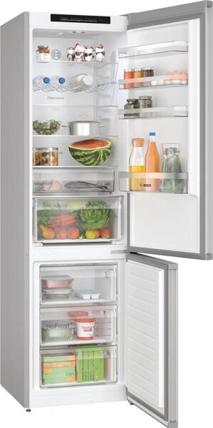 Bosch Frigorifero Combinato Capacit 363 Litri Classe energetica B Raffreddamento Total No Frost colore Acciaio Inox - KGN392LBF Serie 4