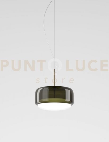 Jube sospensione led 13w 2000lm 3000k dimmerabile g verde antico b