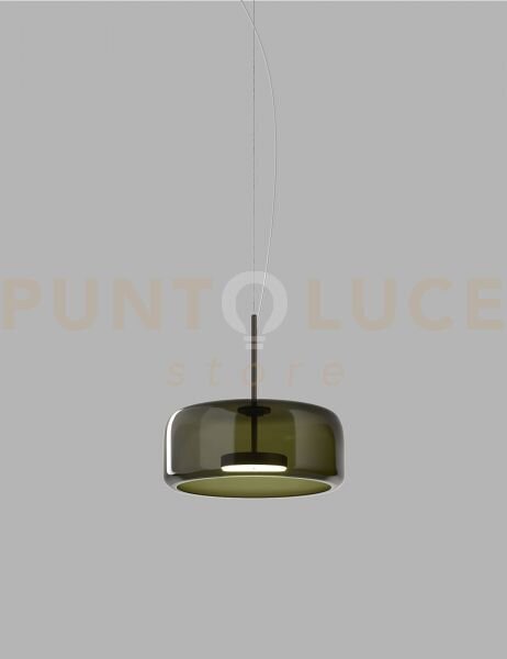 Jube sospensione led 13w 2000lm 3000k dimmerabile 1g verde antico 