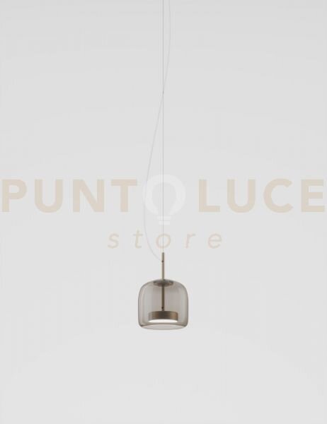 Jube sospensione led 13w 2000lm 3000k dimmerabile s fume' traspare