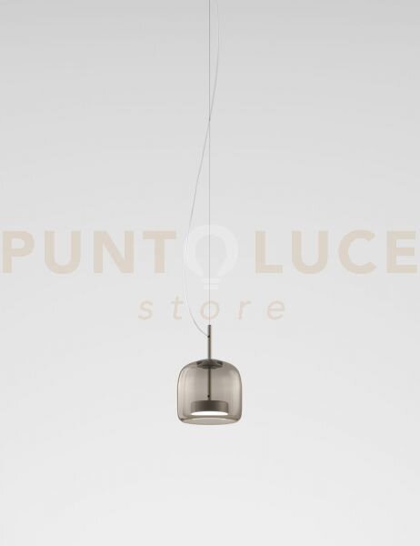 Jube sospensione led 13w 2000lm 3000k dimmerabile s fume' traspare