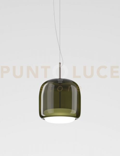 Jube sospensione led 13w 2000lm 3000k dimmerabile p verde antico b