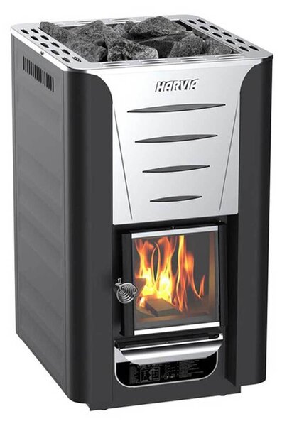 Stufa per sauna a legna Harvia 20 Pro nera