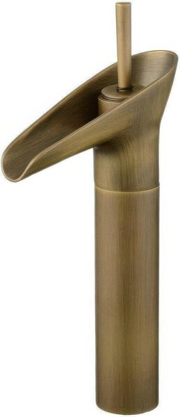 High single-handle Hiendure waterfall basin mixer tap for the bathroom