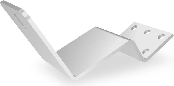 K2 Gancio da tetto a coda di castoro, SingleRail, 1 pz