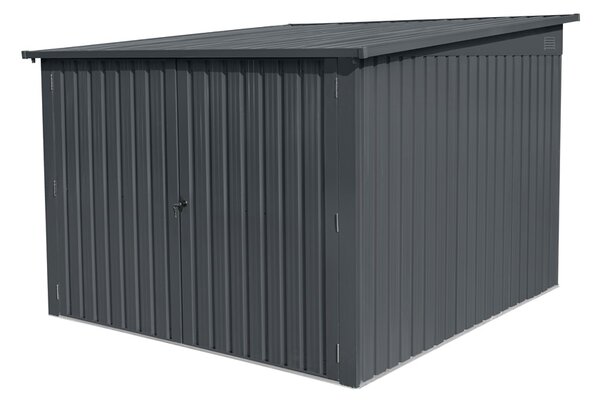 Casetta portabiciclette in metallo Kansas 2,4 x 2,2 m Store Boss antracite