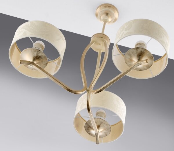 JUPITER 1274-KS3E - Lampadario su stelo KASZMIR 3xE27/60W