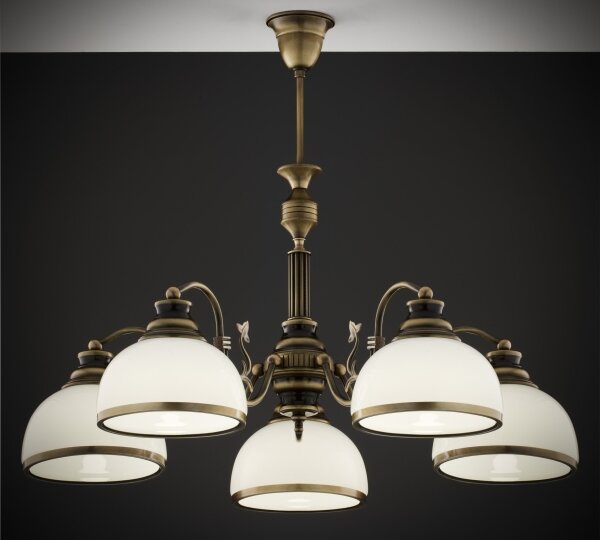 Jupiter 624 - ZU 5 - Lampadario a stelo ZEUS 5xE27/60W/230V