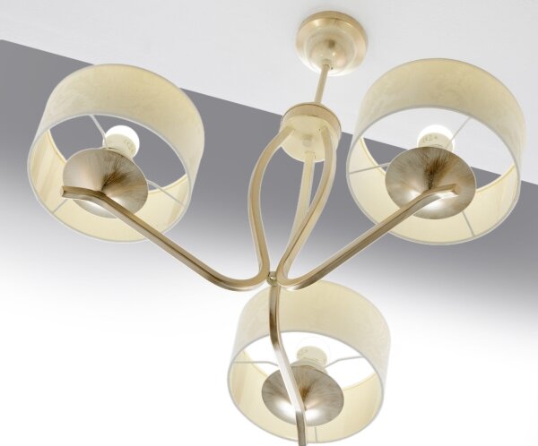JUPITER 1274-KS3E - Lampadario su stelo KASZMIR 3xE27/60W