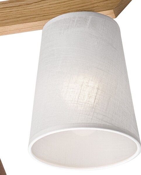 Plafoniera ANTONIO 3xE14/40W/230V rovere