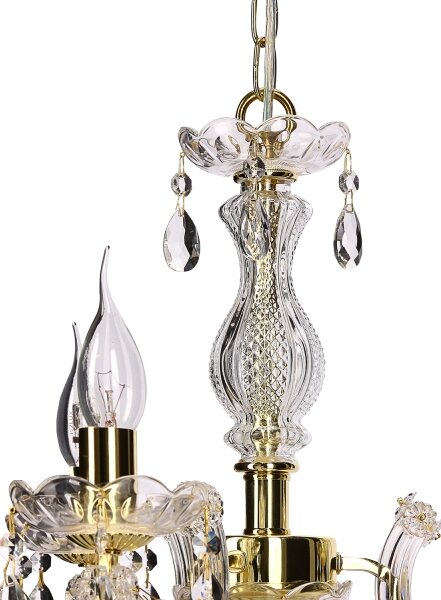 Lampadario a sospensione con catena MARIA TERESA 3xE14/40W/230V