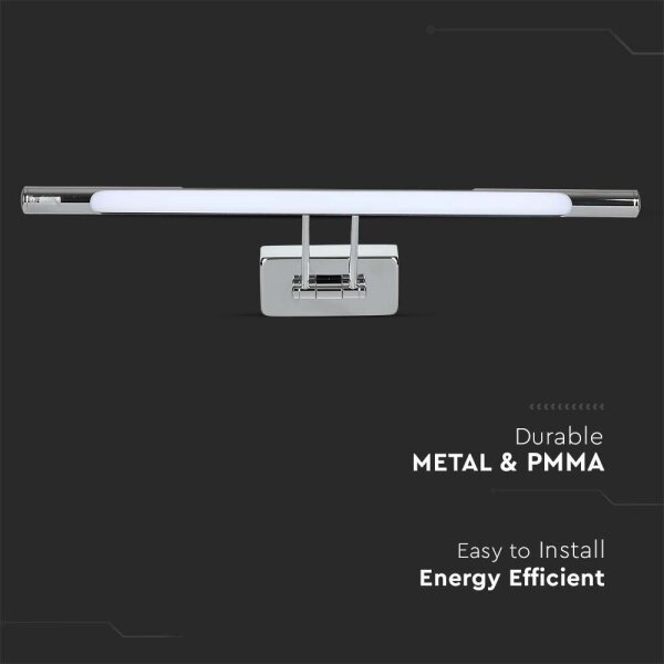 Illuminazione a LED per specchi LED/9W/230V 3000K 50cm cromo lucido
