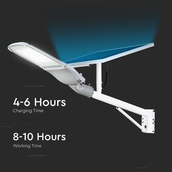 Lampada solare LED dimmerabile 50W 6,4V 6000K IP65 con telecomando