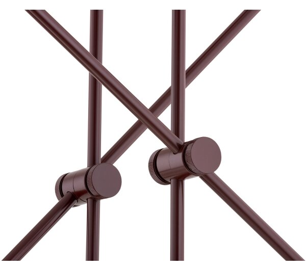 Argon 1842 - Lampadario a sospensione con supporto rigido ABSOS 4xE14/7W/230V alabastro marrone