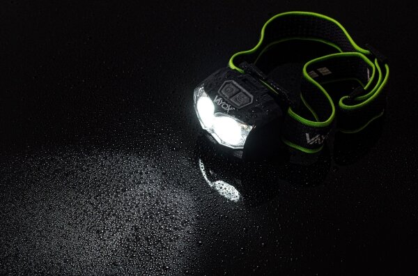 Lampada frontale LED ricaricabile con sensore 2xLED/5W/5V/3xAAA IP65 500 lucente 1200 mAh